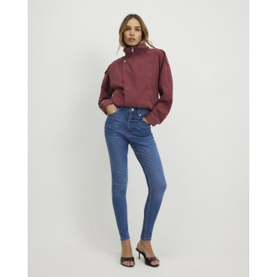 Blue Comfort Skinny Jeans