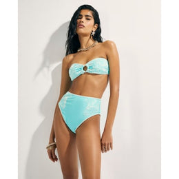 Blue Cornelli Print Bikini Briefs