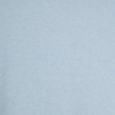 Blue Crew Neck Knitted Jumper