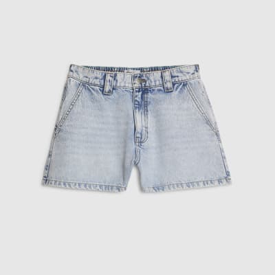 Blue Denim Casual Shorts