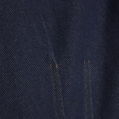 Blue Denim Look Waisted T-Shirt