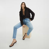 Blue Denim Mom Sculpt Jeans