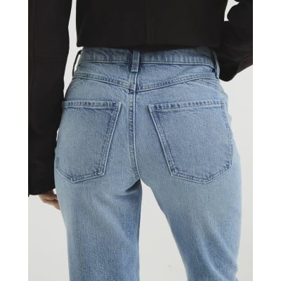 Blue Denim Mom Sculpt Jeans