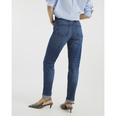 Blue Denim Sculpt Mom Jeans