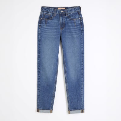 Blue Denim Sculpt Mom Jeans
