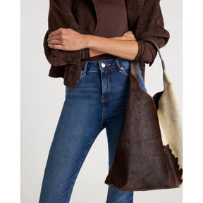 Blue High Rise Flared Jeans