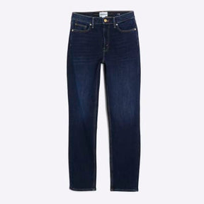 Blue High Rise Slim Fit Jeans
