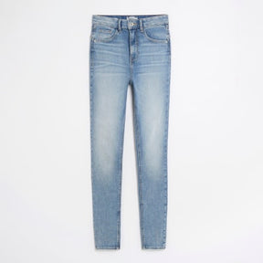 Blue High Waisted Sculpt Skinny Jeans