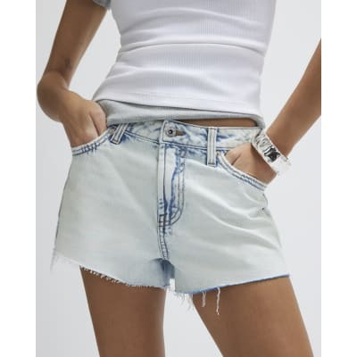 Blue Hotpant Denim Shorts