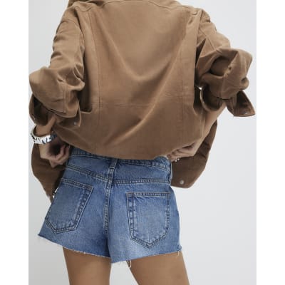 Blue Hotpant Denim Shorts