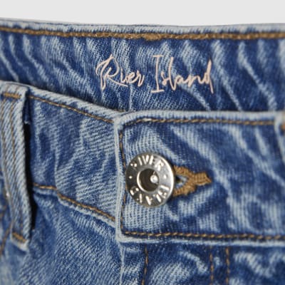 Blue Hotpant Denim Shorts