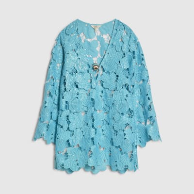 Blue Lace Shell Beach Tunic