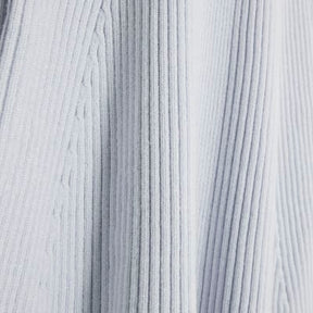 Blue Long Sleeve Knitted Mini Dress