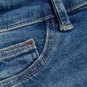 Blue Mid Rise Molly Bum Sculpt Skinny Jeans