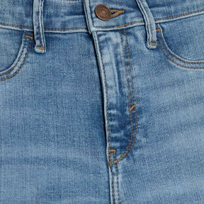 Blue Mid Rise Sculpt Skinny Jeans