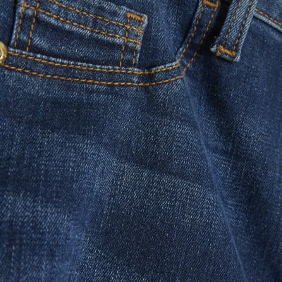 Blue Mid Rise Sculpt Skinny Jeans