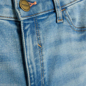 Blue Mid Rise Skinny Jeans