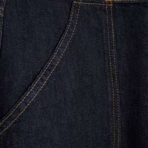 Blue Mid Rise Tailored Wide Leg Jeans