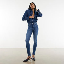 Blue Molly Sculpt Skinny Jeans