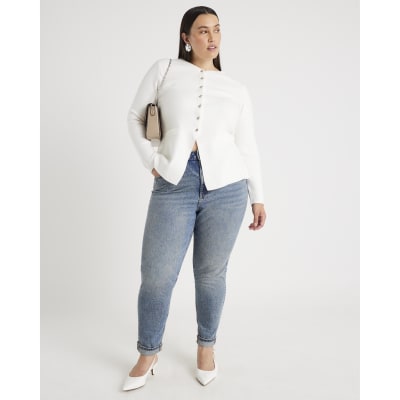 Blue Mom Sculpt Jeans