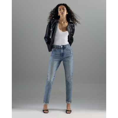 Blue Mom Sculpt Jeans