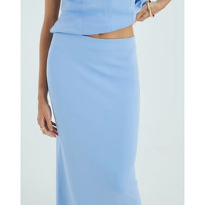Blue Premium Maxi Skirt
