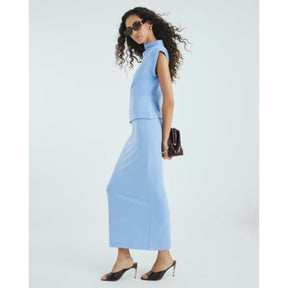 Blue Premium Maxi Skirt
