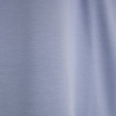 Blue Premium Short Sleeve Boxy T-shirt