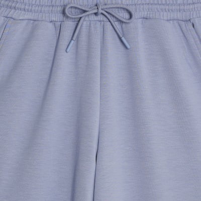 Blue Premium Wide Leg Joggers