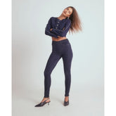 Blue Pull On Skinny Sculpt Jeans