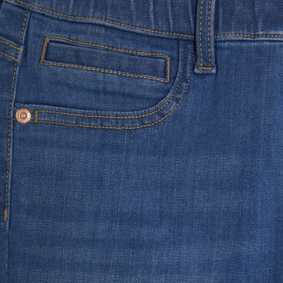 Blue Pull On Skinny Sculpt Jeans