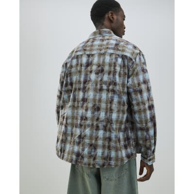 Blue Regular Fit Saint Palais Check Shirt