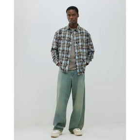 Blue Regular Fit Saint Palais Check Shirt