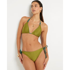 Blue Reversible Bikini Bottoms
