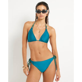 Blue Reversible Bikini Bottoms
