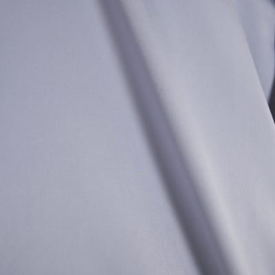 Blue Satin Turn Back Cuff T-Shirt