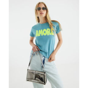 Blue Short Sleeve Amore T-shirt
