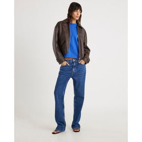 Blue Short Sleeve Boxy T-shirt
