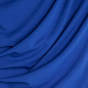 Blue Short Sleeve Off Shoulder Drape Top