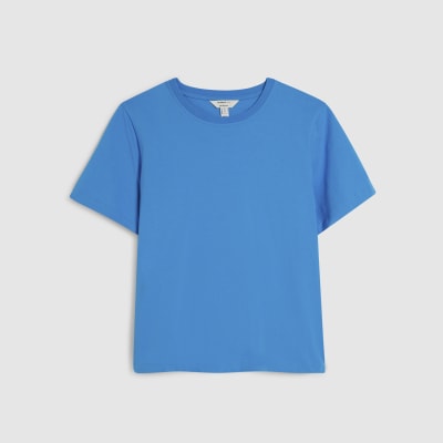 Blue Short Sleeve Slim Fit T-Shirt