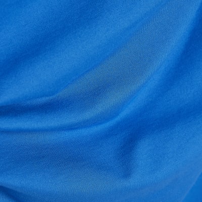 Blue Sleeveless Ponte Drape Top