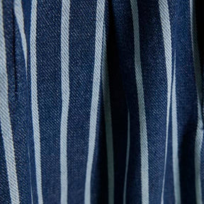 Blue Stripe Wide Leg Pyjama Jeans