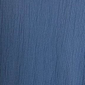 Blue Textured Drape Midi Dress