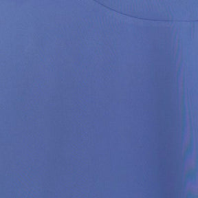 Blue Turn Back Drape Sleeve T-Shirt
