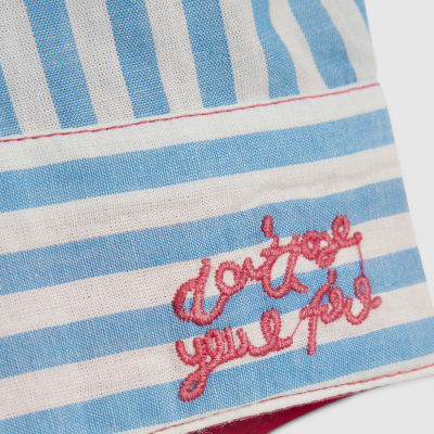 Blue Year Zero Stripe Smiley Face Shirt