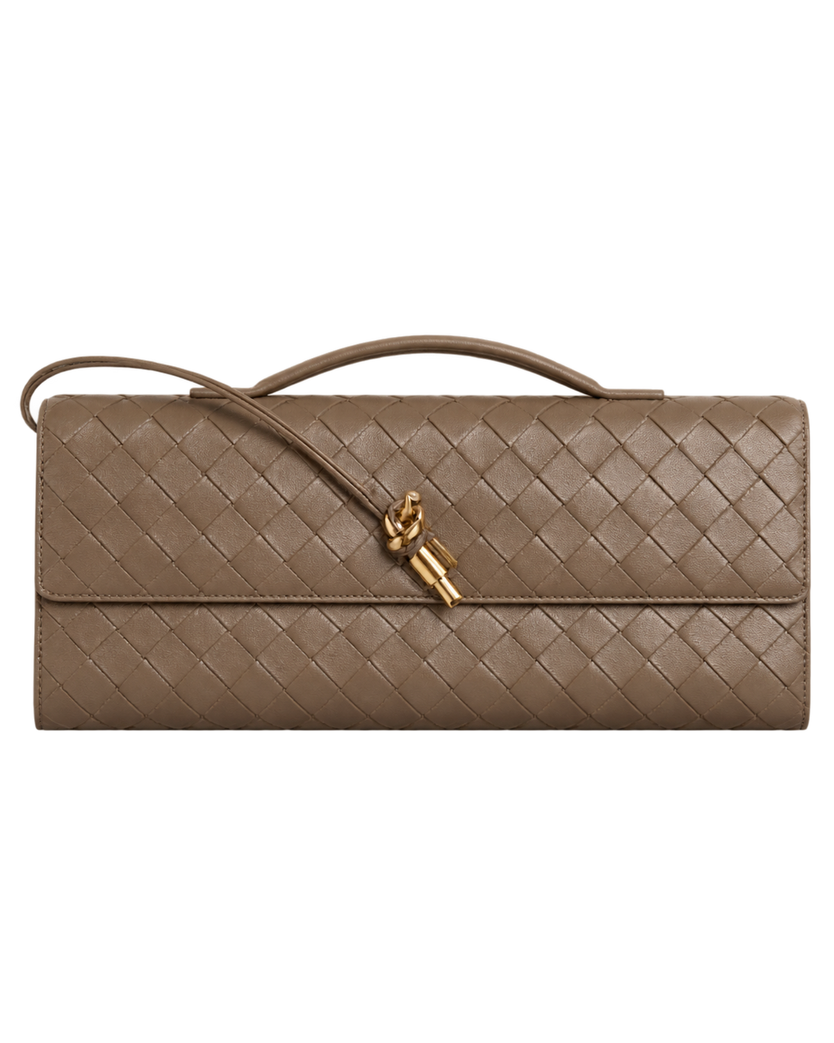 BOTTEGA VENETA Andiamo Top Handle Long Clutch