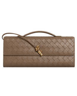 BOTTEGA VENETA Andiamo Top Handle Long Clutch