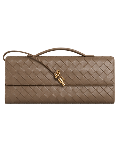 BOTTEGA VENETA Andiamo Top Handle Long Clutch