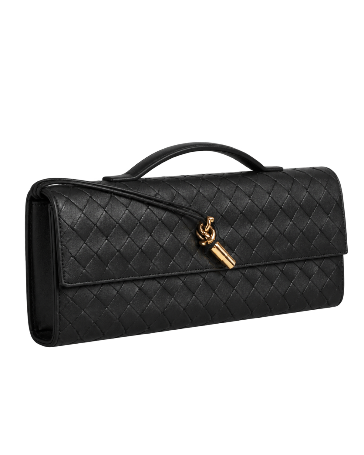 BOTTEGA VENETA Andiamo Top Handle Long Clutch