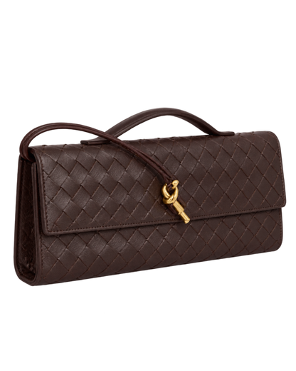 BOTTEGA VENETA Andiamo Top Handle Long Clutch